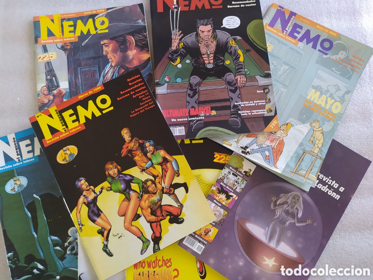Coleccionismo de revistas y peri&oacute;dicos: Lote 8 Revistas El Peque&ntilde;o Nemo (N&ordm; 1, 2, 7, 11, 13, 14, 20, 26) - C&oacute;mic, Tebeos e Ilustraci&oacute;n**