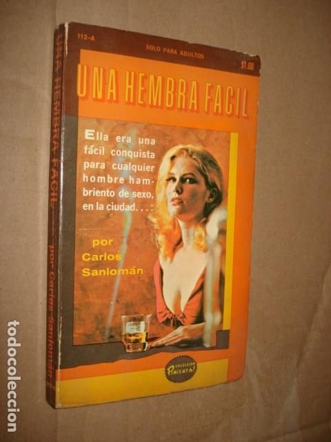 Coleccionismo de revistas y peri&oacute;dicos: Colecci&oacute;n Pimienta, 112-A: Una hembra f&aacute;cil, 1970, Fiesta, buen estado