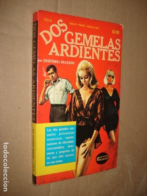 Coleccionismo de revistas y peri&oacute;dicos: Colecci&oacute;n Pimienta, 123-A: Dos gemelas ardientes, 1971, Fiesta, buen estado