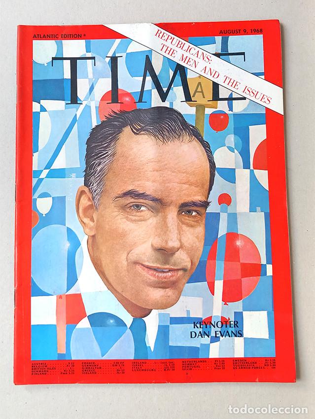 Coleccionismo de revistas y peri&oacute;dicos: Republicans: The Men and the Issues. Dubcek&rsquo;s Victory at Cierna. Time August 9, 1968