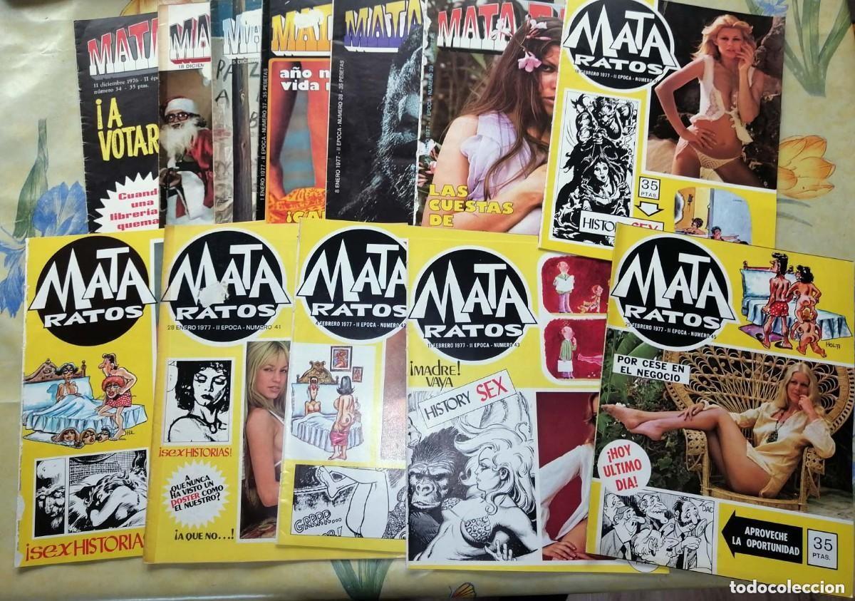 Coleccionismo de revistas y peri&oacute;dicos: COLECCION REVISTA DE HUMOR MATA RATOS / ROMEU, JOSE ORTIZ, LASSALVY, MANEL...MATARATOS