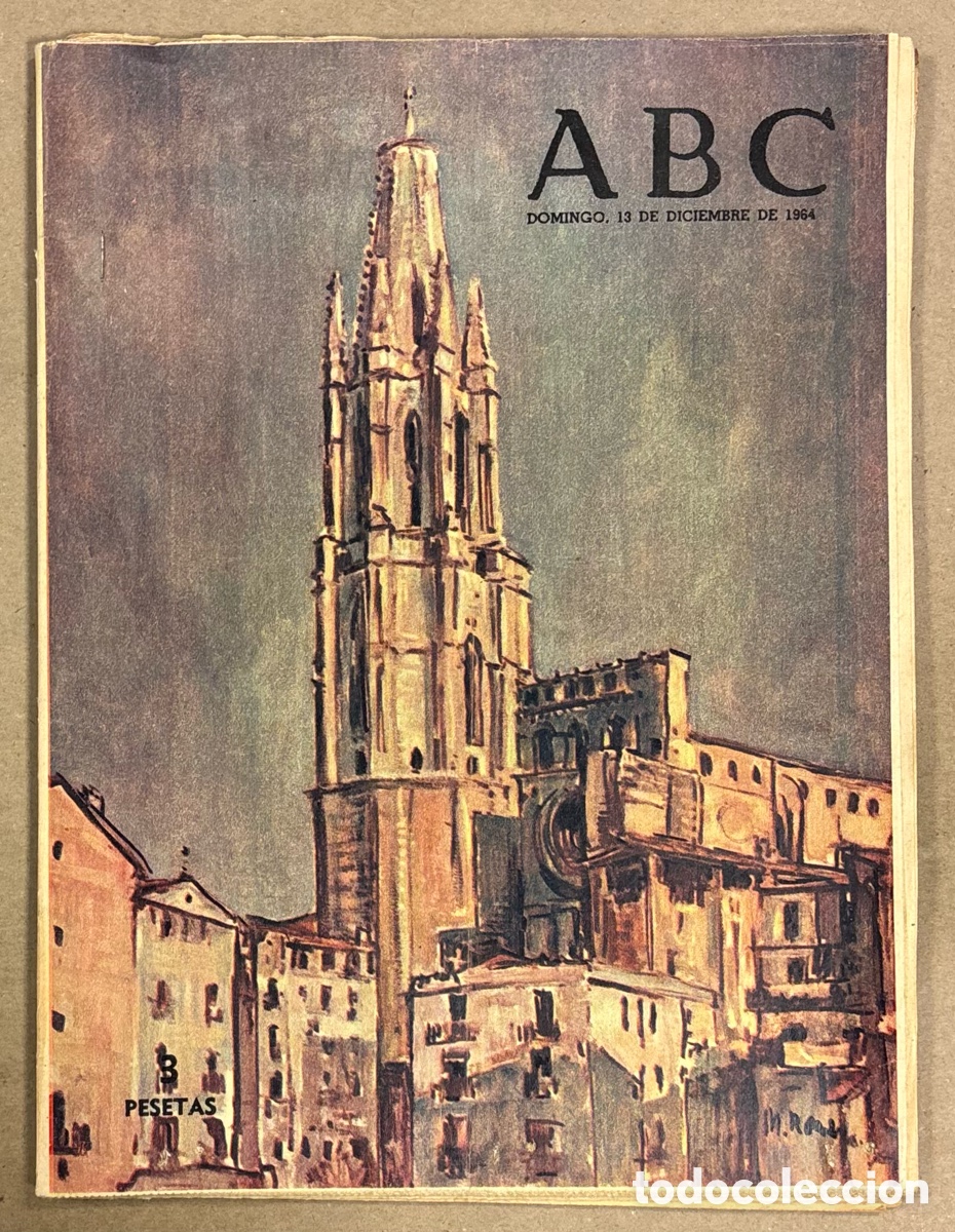 Collectionnisme de Revues et Journaux: ABC (13 DICIEMBRE 1964) ENTREVISTA A LOLA FLORES, MONUMENTO A GARC&Iacute;A SANCHIZ EN EL TOBOSO