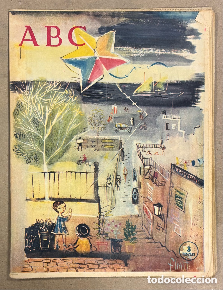 Colecionismo de Revistas e Jornais: ABC (13 AGOSTO 1960) CASTILLO DE TARIFA, EL RASTRO DE MADRID, ELCHE EN LA ASUNCI&Oacute;N, BETANZOS