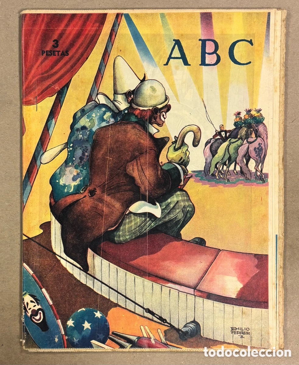 Collezionismo di Riviste e Giornali: ABC (7 OCTUBRE 1961) EMILIO FERRER, COSTA DEL SOL, BIBLIOTECA BALLESTEROS LAS PALMAS, ROBERTO DOMING