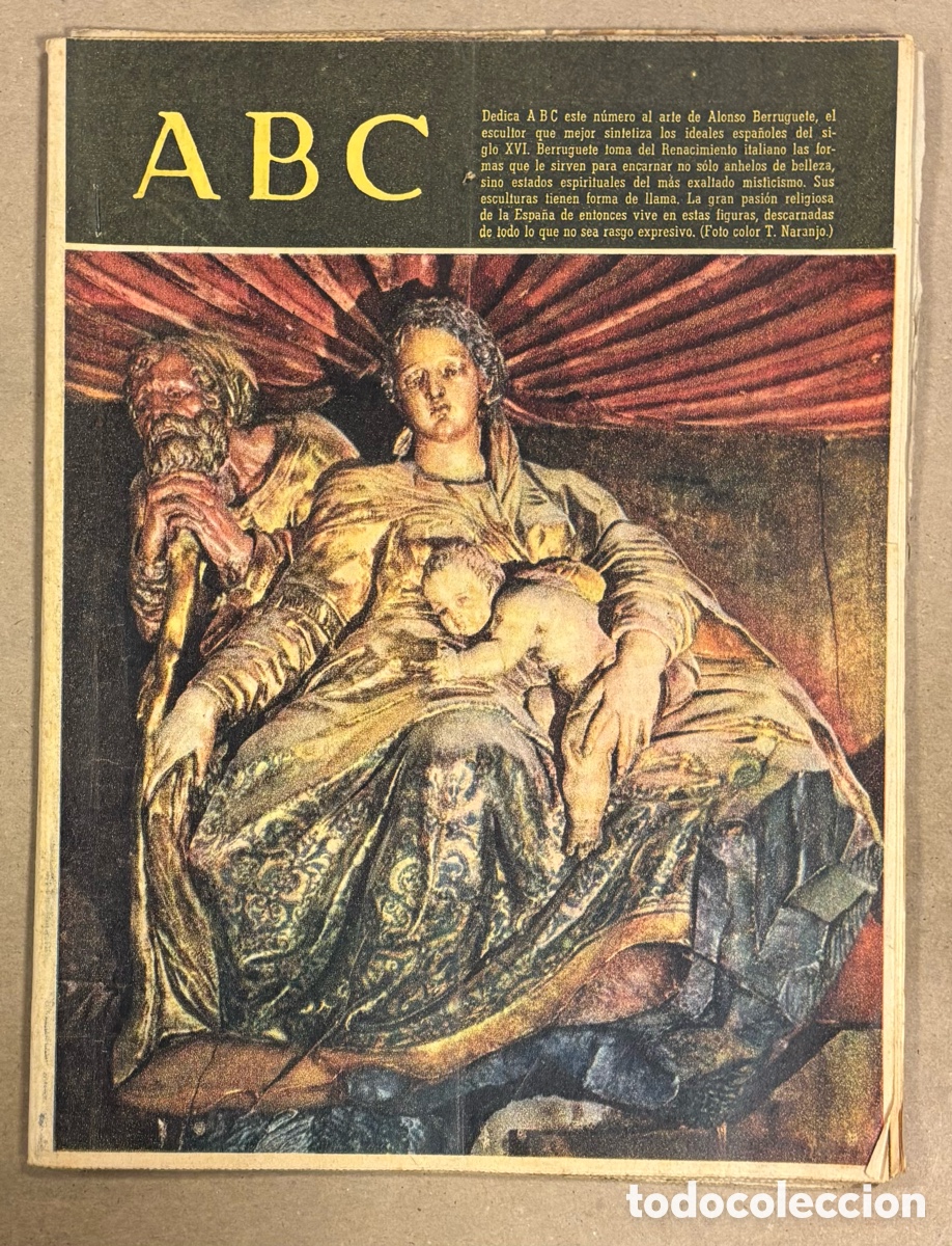 Coleccionismo de revistas y peri&oacute;dicos: ABC (9 DICIEMBRE 1961) ESPECIAL ARTE DE ALONSO BERRUGUETE, 50 ANIVERSARIO AVIACI&Oacute;N ESPA&Ntilde;OLA,&hellip;