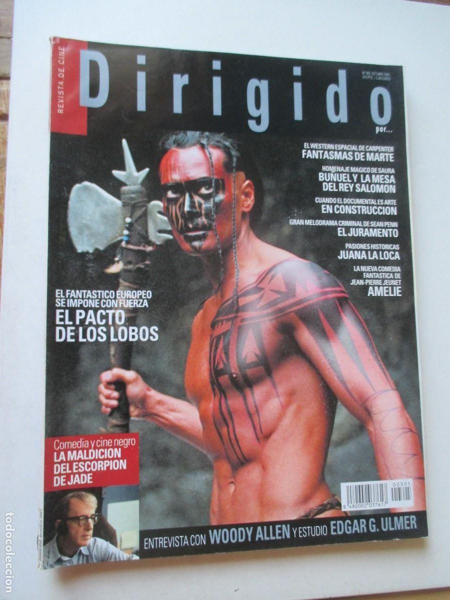 Coleccionismo de revistas y peri&oacute;dicos: Revista de cine Dirigido por... N&ordm;305 Octubre 2001 W42144