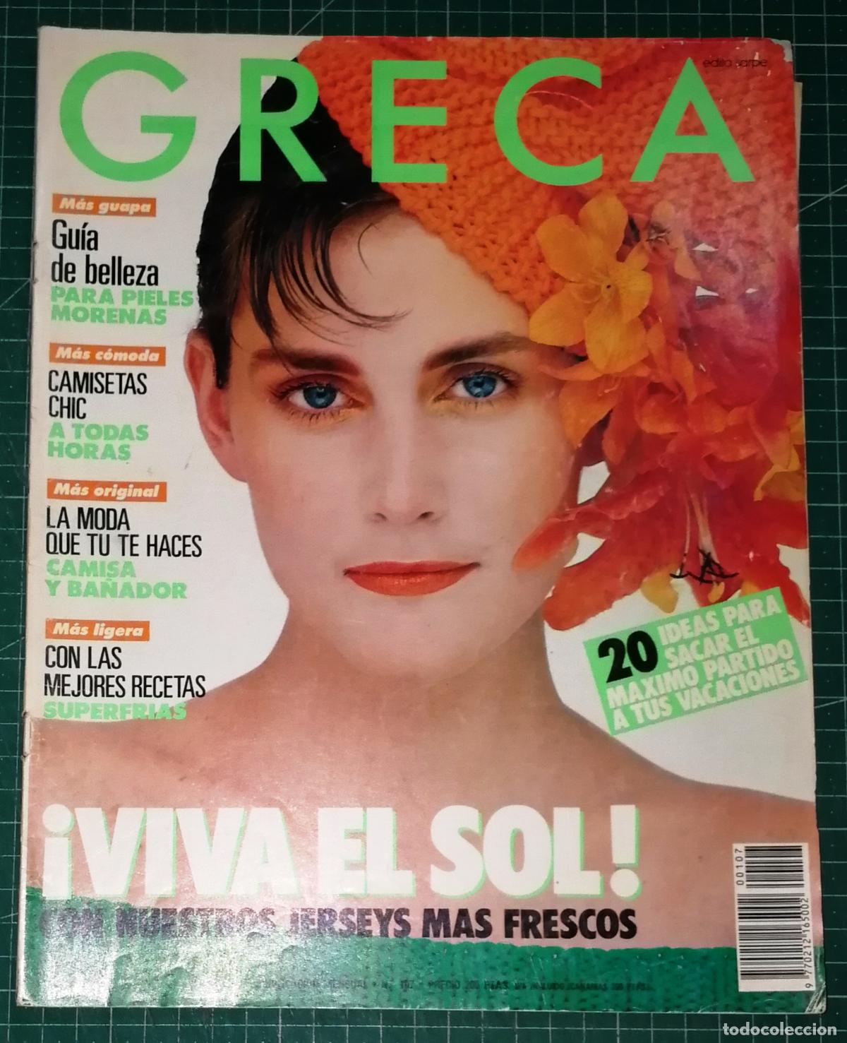 Coleccionismo de revistas y peri&oacute;dicos: REVISTA GRECA. N&ordm; 107. CONTIENE PATRONES. - Sarpe, ca. 1986