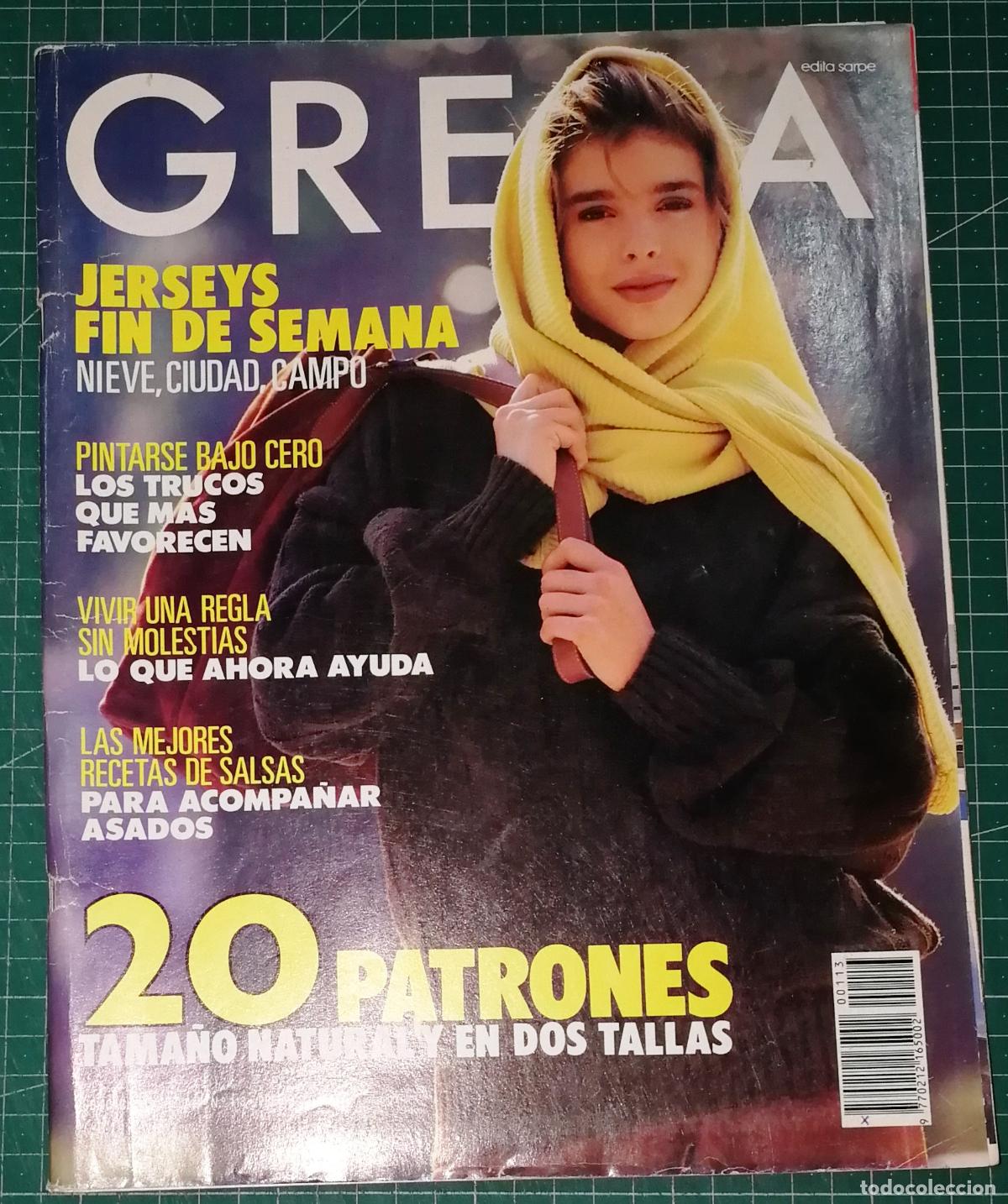 Coleccionismo de revistas y peri&oacute;dicos: REVISTA GRECA. N&ordm; 113. CONTIENE PATRONES. - Sarpe, ca. 1987