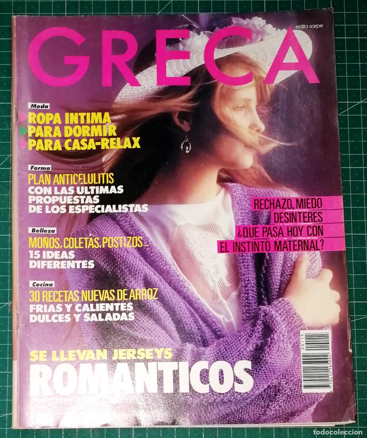 Coleccionismo de revistas y peri&oacute;dicos: REVISTA GRECA. N&ordm; 115. CONTIENE PATRONES. - Sarpe, ca. 1987