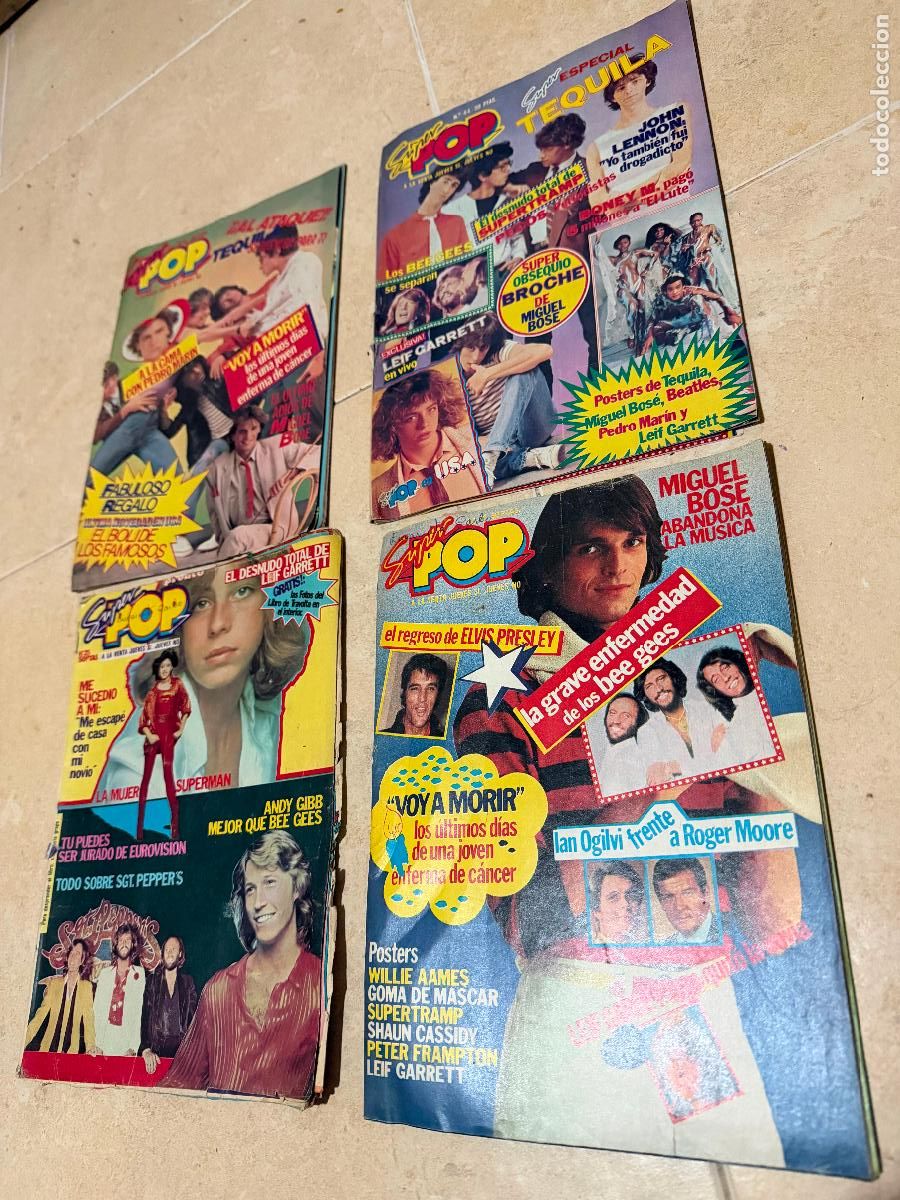 Coleccionismo de revistas y peri&oacute;dicos: Lote 4 revistas s&uacute;per pop