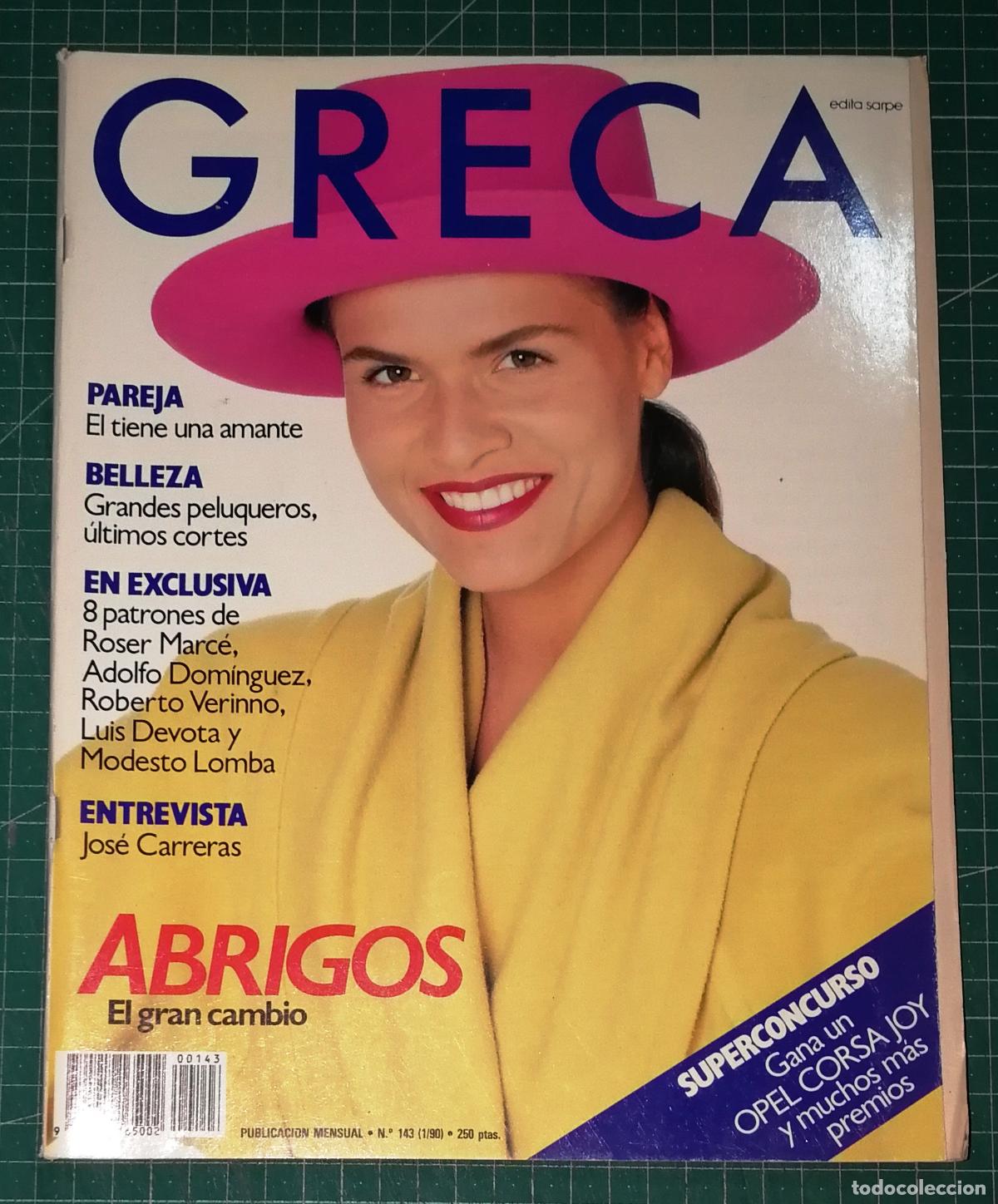 Coleccionismo de revistas y peri&oacute;dicos: REVISTA GRECA. N&ordm; 143. OCTUBRE 1989. CONTIENE PATRONES. - Sarpe