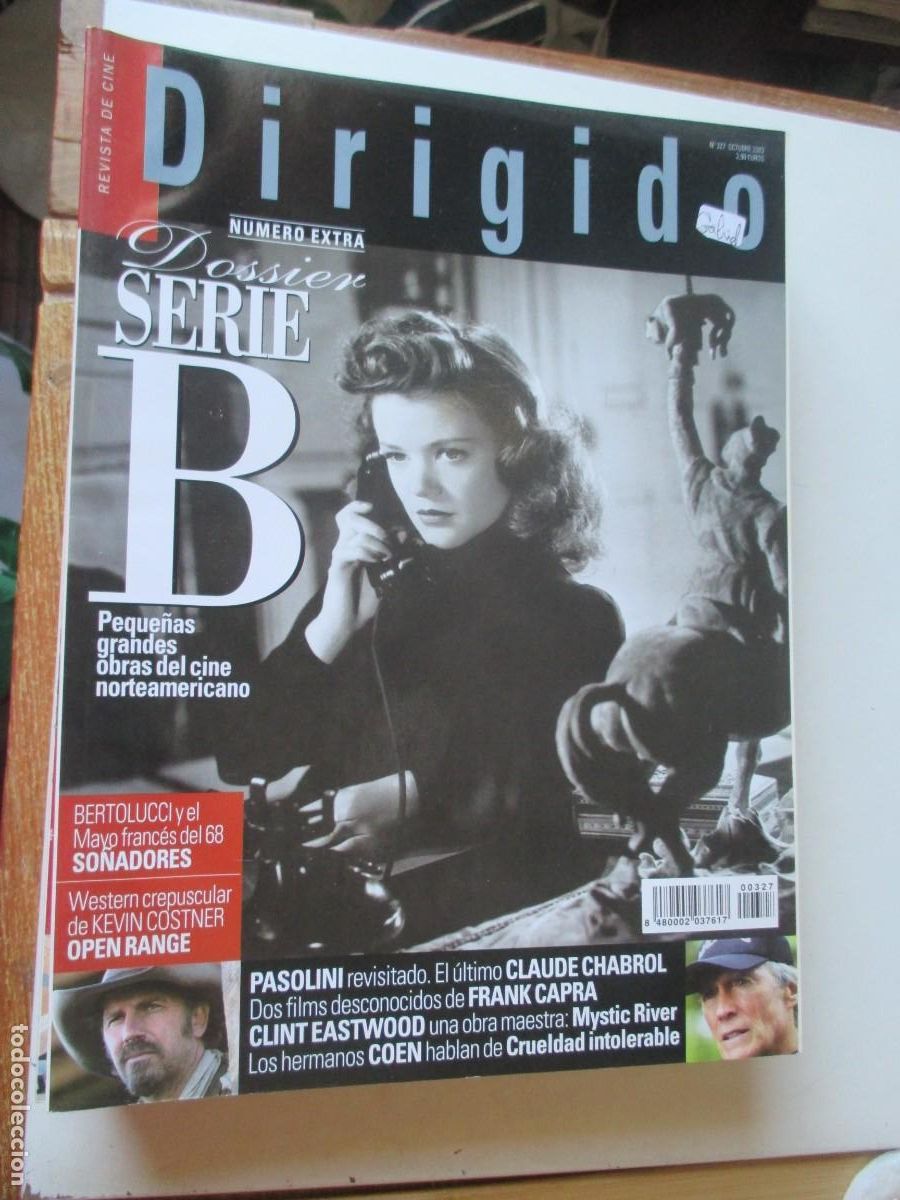 Coleccionismo de revistas y peri&oacute;dicos: Revista de cine Dirigido por... N&ordm;327 Octubre 2003 W42156