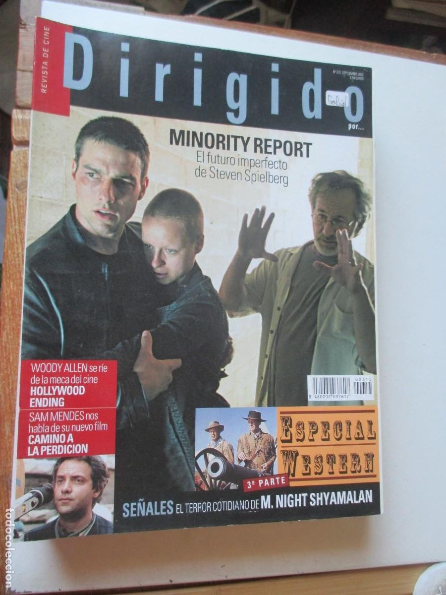 Coleccionismo de revistas y peri&oacute;dicos: Revista de cine Dirigido por... N&ordm;315 Septiembre 2002 W42157