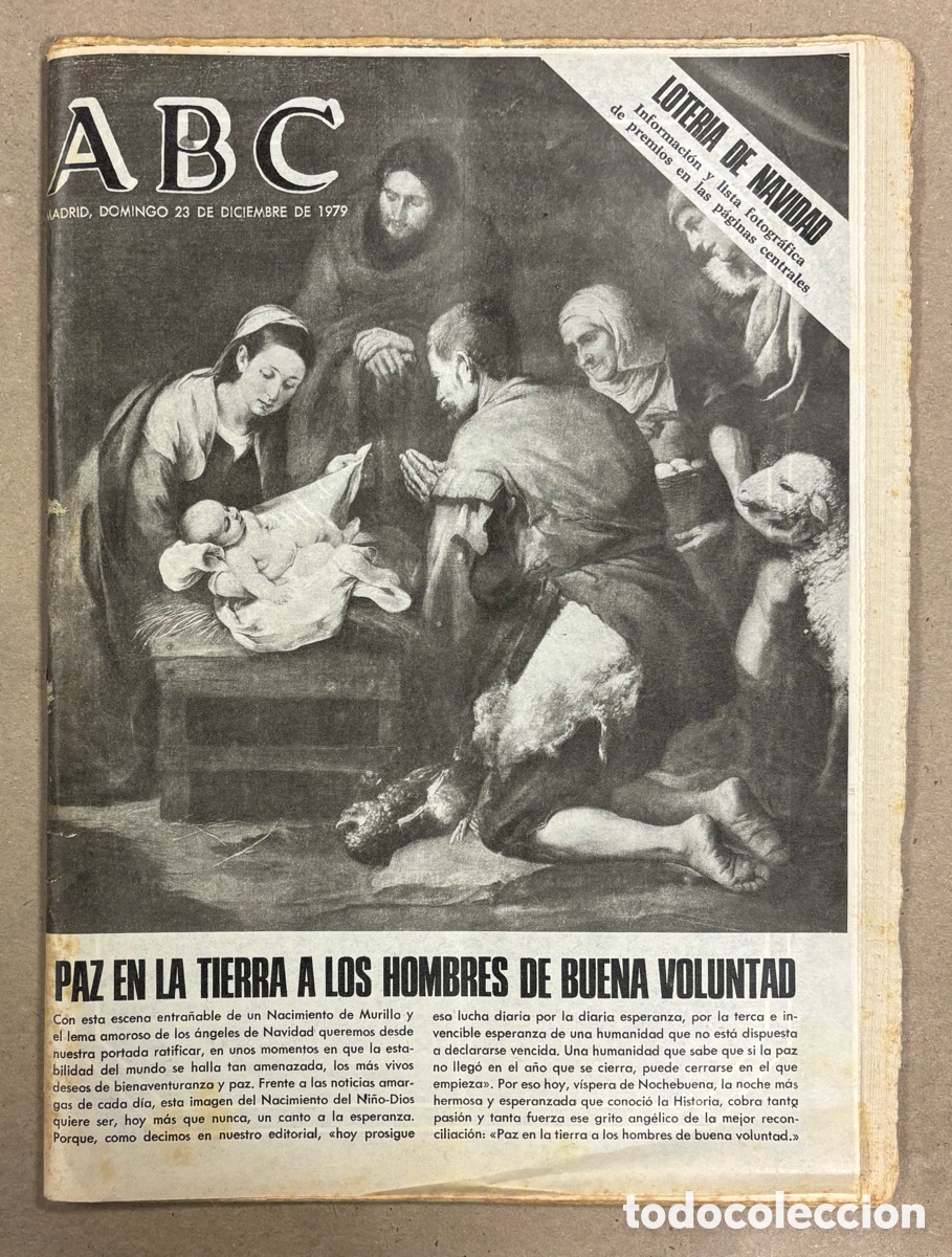 Coleccionismo de revistas y peri&oacute;dicos: ABC (23 DICIEMBRE 1979) GORDO LOTER&Iacute;A DE NAVIDAD A GRANOLLERS, LOLA HERRERA,..
