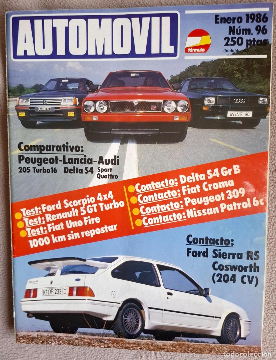 Coleccionismo de revistas y peri&oacute;dicos: Revista Automovil No96 enero de 1986