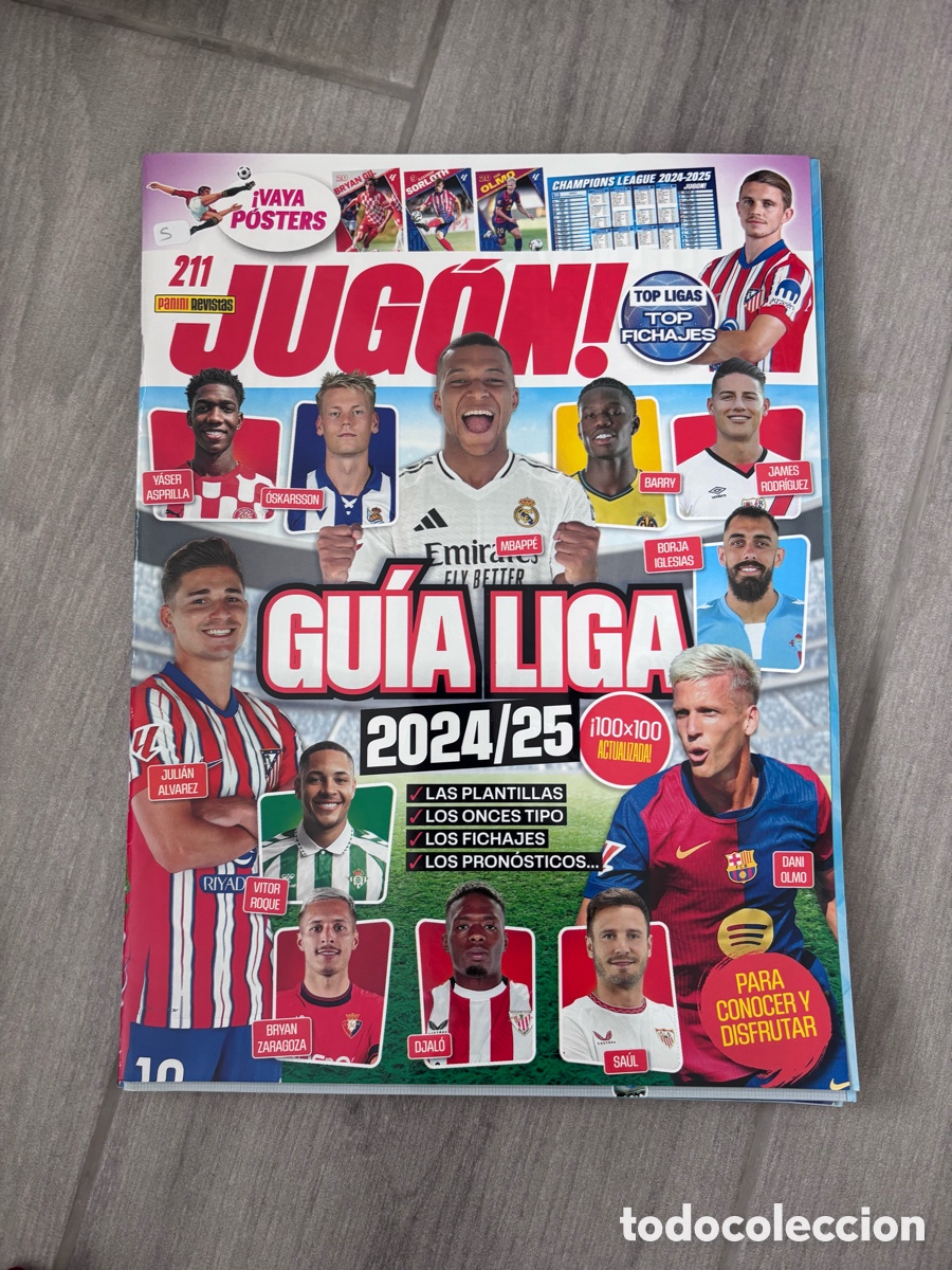 Coleccionismo de revistas y peri&oacute;dicos: REVISTA JUG&Oacute;N f&uacute;tbol 211