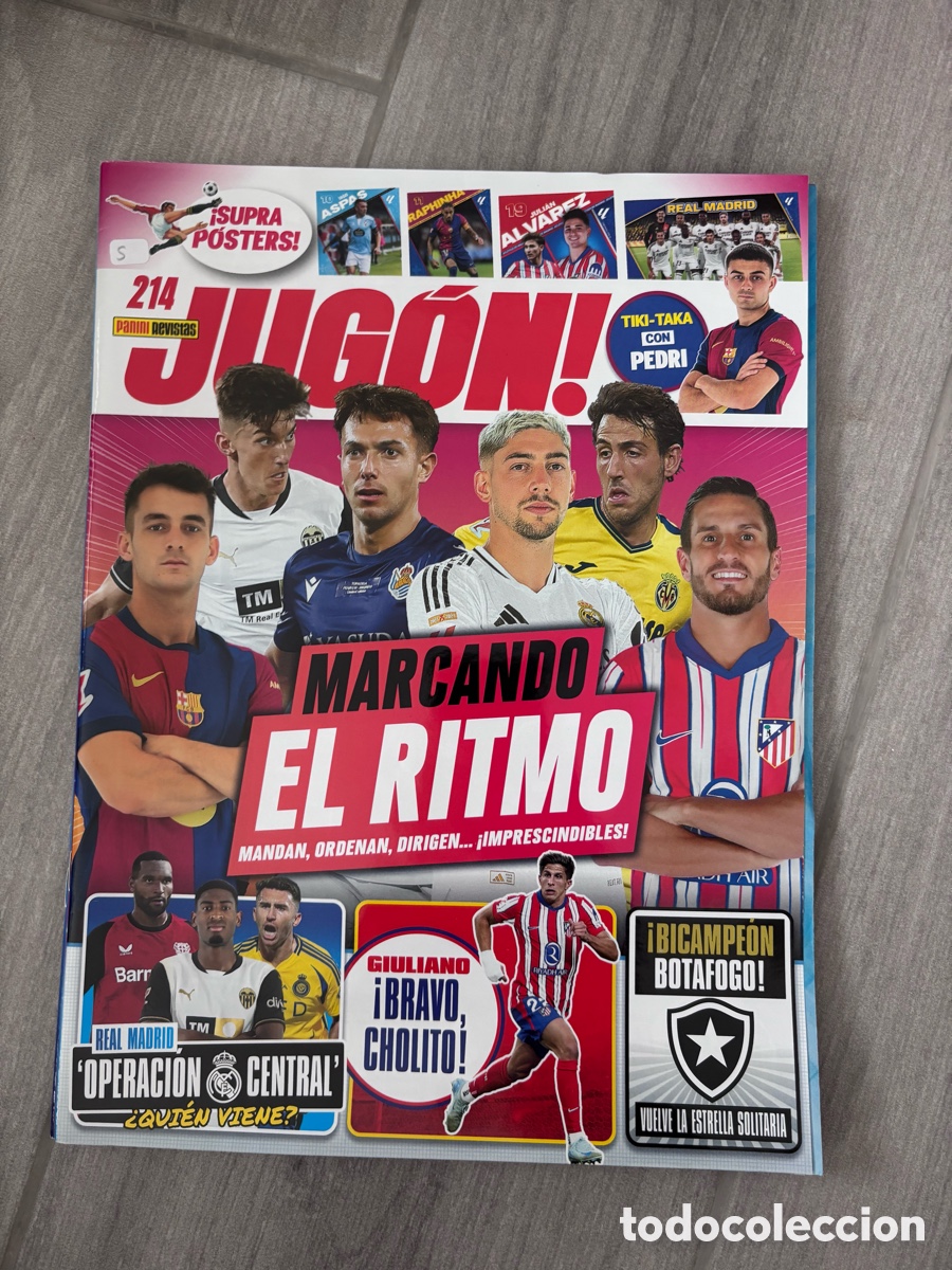 Coleccionismo de revistas y peri&oacute;dicos: REVISTA JUG&Oacute;N f&uacute;tbol 214