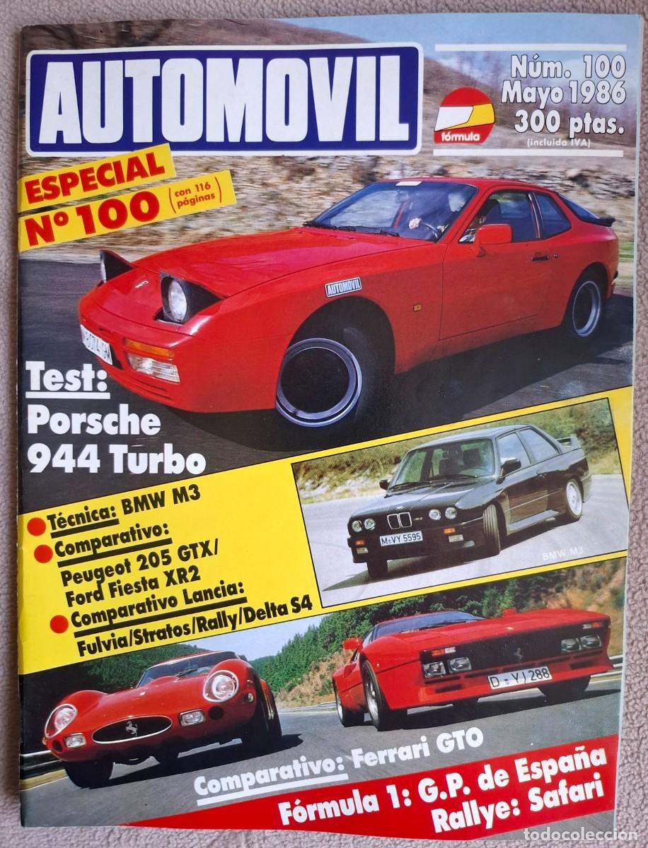 Coleccionismo de revistas y peri&oacute;dicos: Revista Automovil N&ordm;100 mayo de 1986