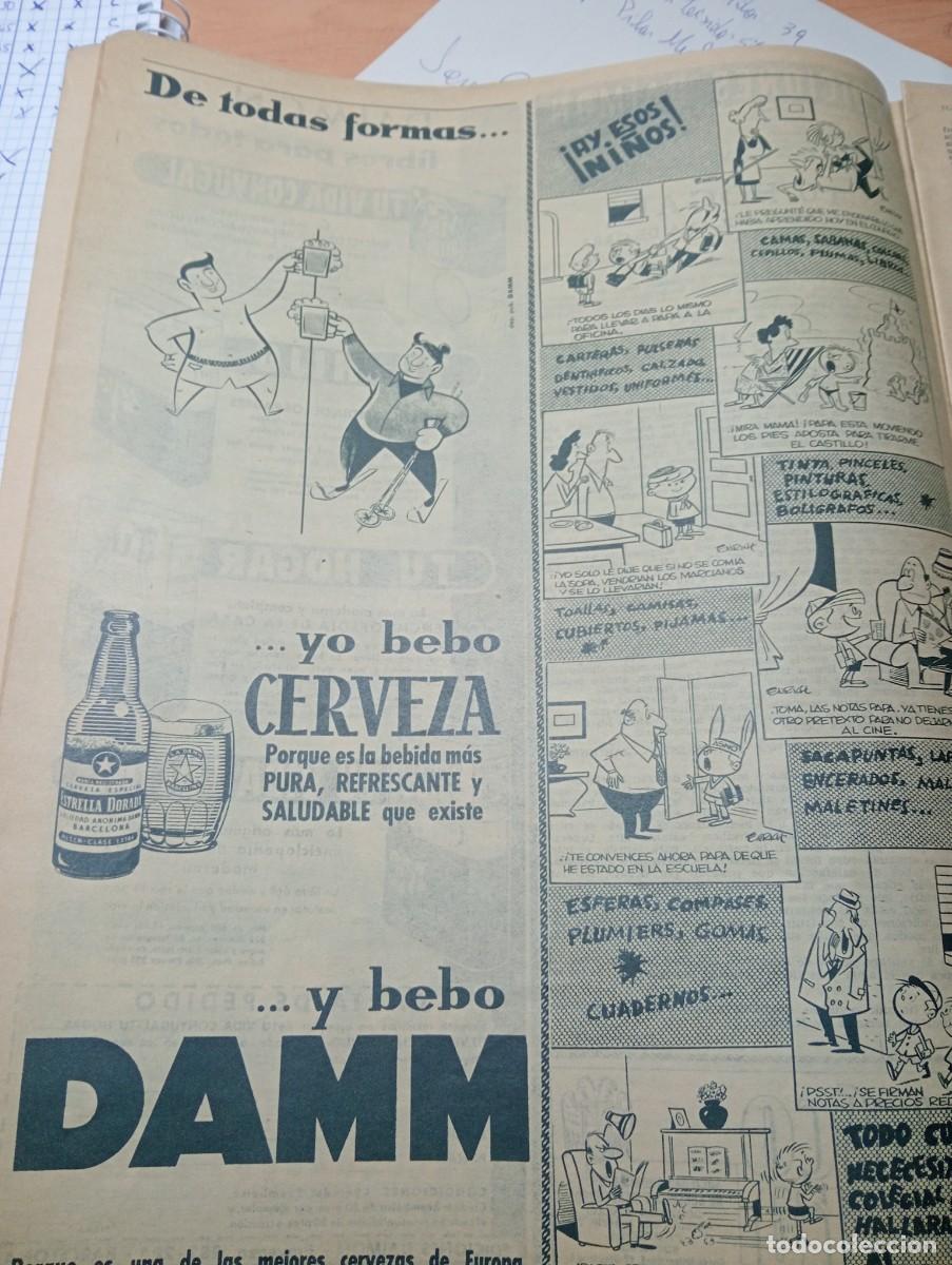 Coleccionismo de revistas y peri&oacute;dicos: REVISTA A&Ntilde;O 1958 ESPLUGA DE FRANCOLI L'ESPLUGA CERVEZA DAMM ESCUELA DE BERGA