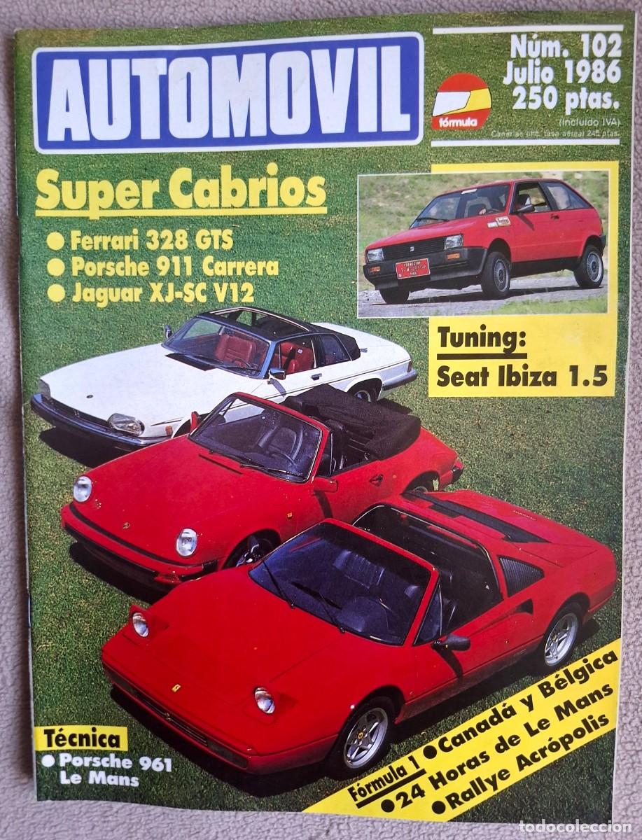 Coleccionismo de revistas y peri&oacute;dicos: Revista Automovil N&ordm;102 julio de 1986