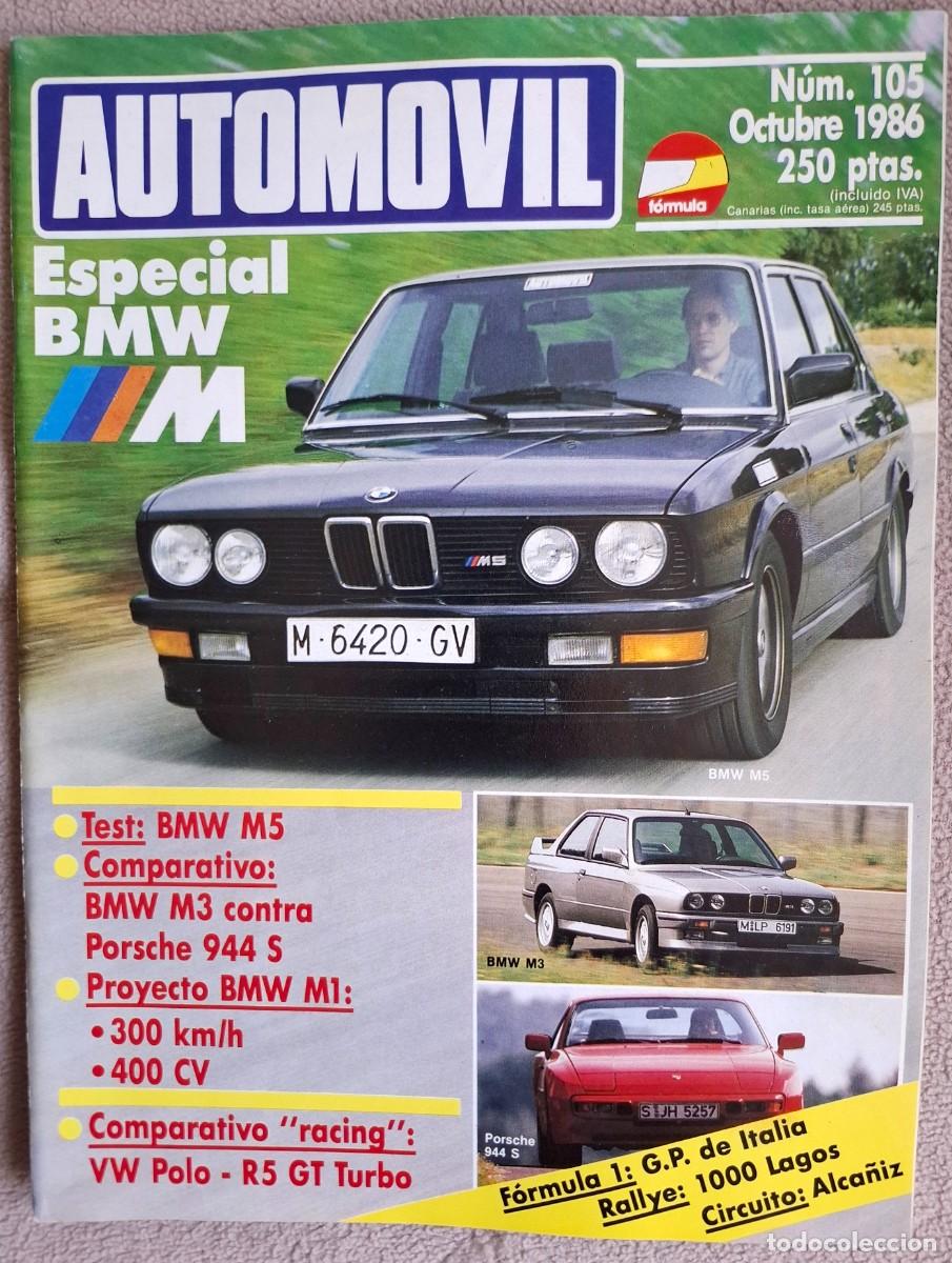 Coleccionismo de revistas y peri&oacute;dicos: Revista Automovil N&ordm;105 octubre de 1986