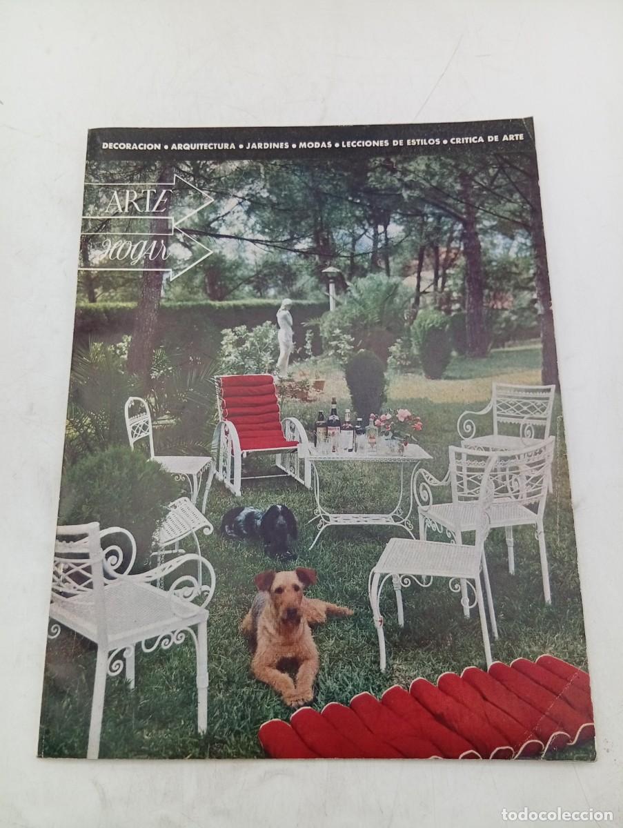 Coleccionismo de revistas y peri&oacute;dicos: REVISTA ARTE HOGAR. N&ordm; 110. A&Ntilde;O 1954. PISCINAS. BARES. AL LADO DE LA PISCINA. LAS MODAS. MUS.. LEER.