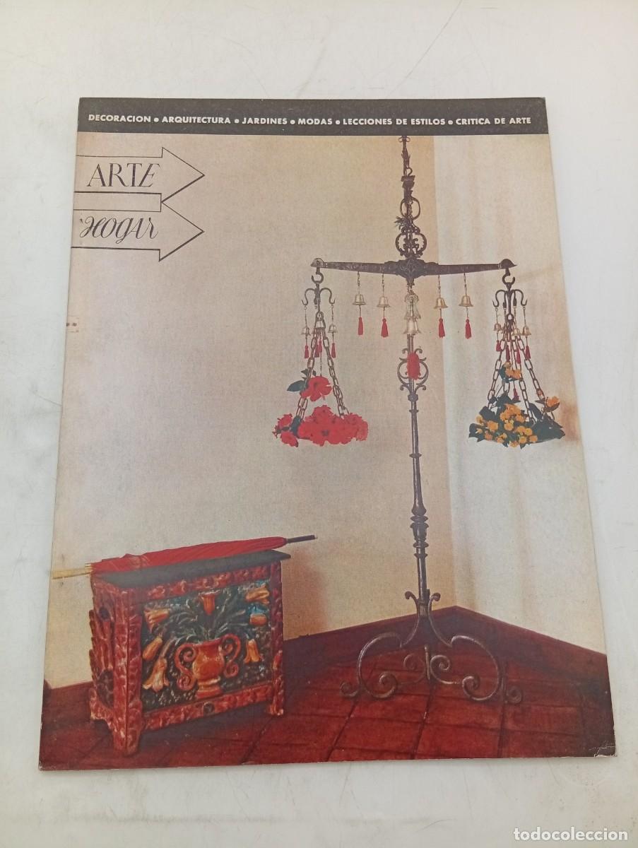 Coleccionismo de revistas y peri&oacute;dicos: REVISTA ARTE HOGAR. N&ordm; 116. A&Ntilde;O 1955. LOS PUNZONES EN LA PLATA. EL ESTUDIO DE PIERRE LOTTIER.. LEER.