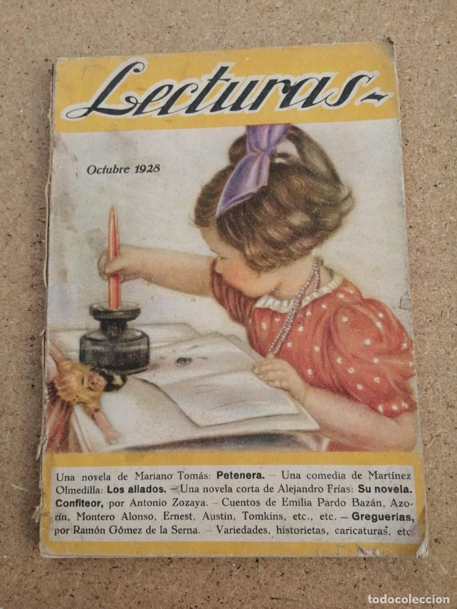 Coleccionismo de revistas y peri&oacute;dicos: REVISTA LECTURAS (OCTUBRE 1925)
