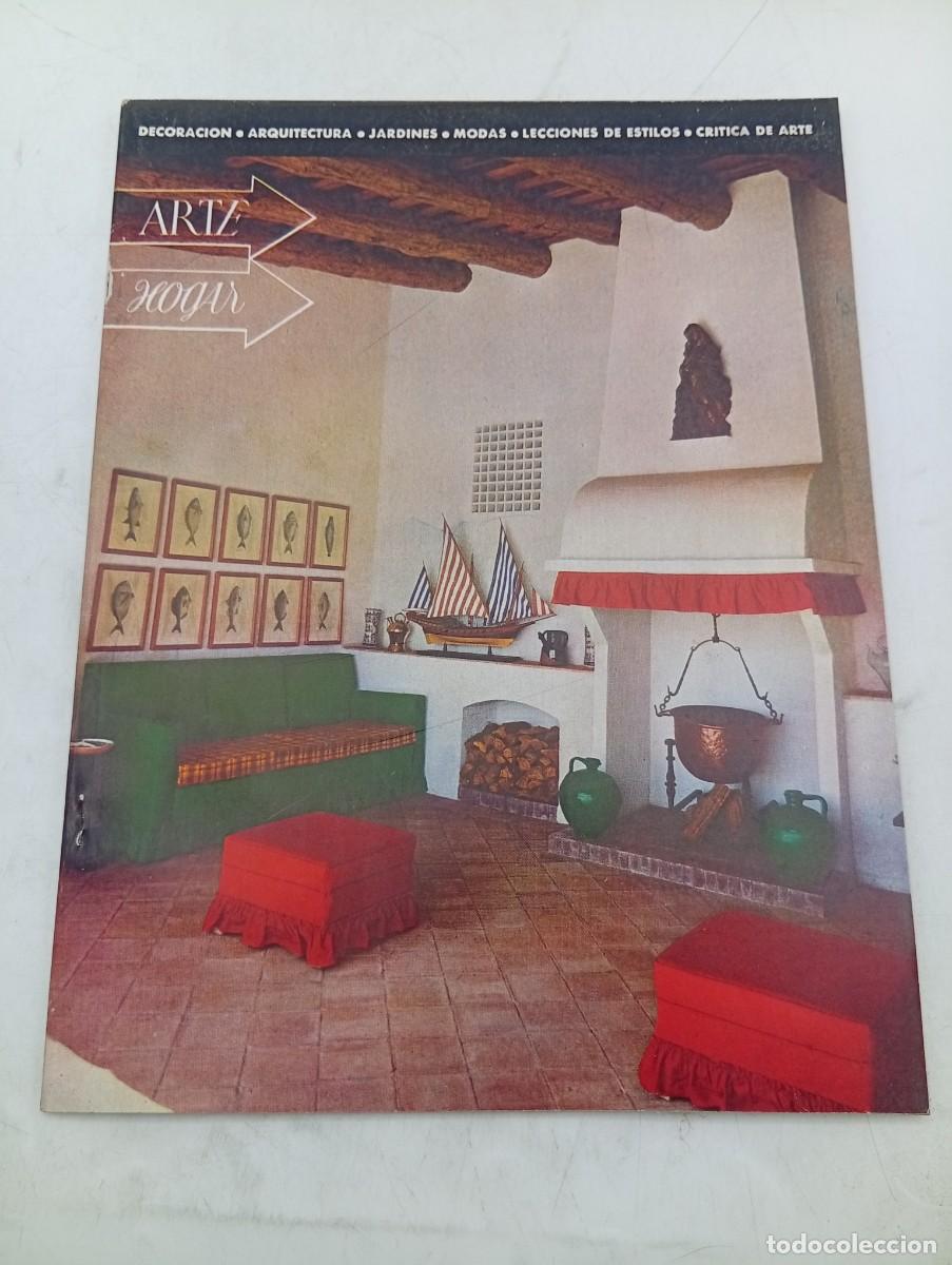 Coleccionismo de revistas y peri&oacute;dicos: REVISTA ARTE HOGAR. N&ordm; 117. A&Ntilde;O 1955. LOS CUADROS EN CASA. CHIMENEAS. MORILLOS. BIOMBOS.. LEER.