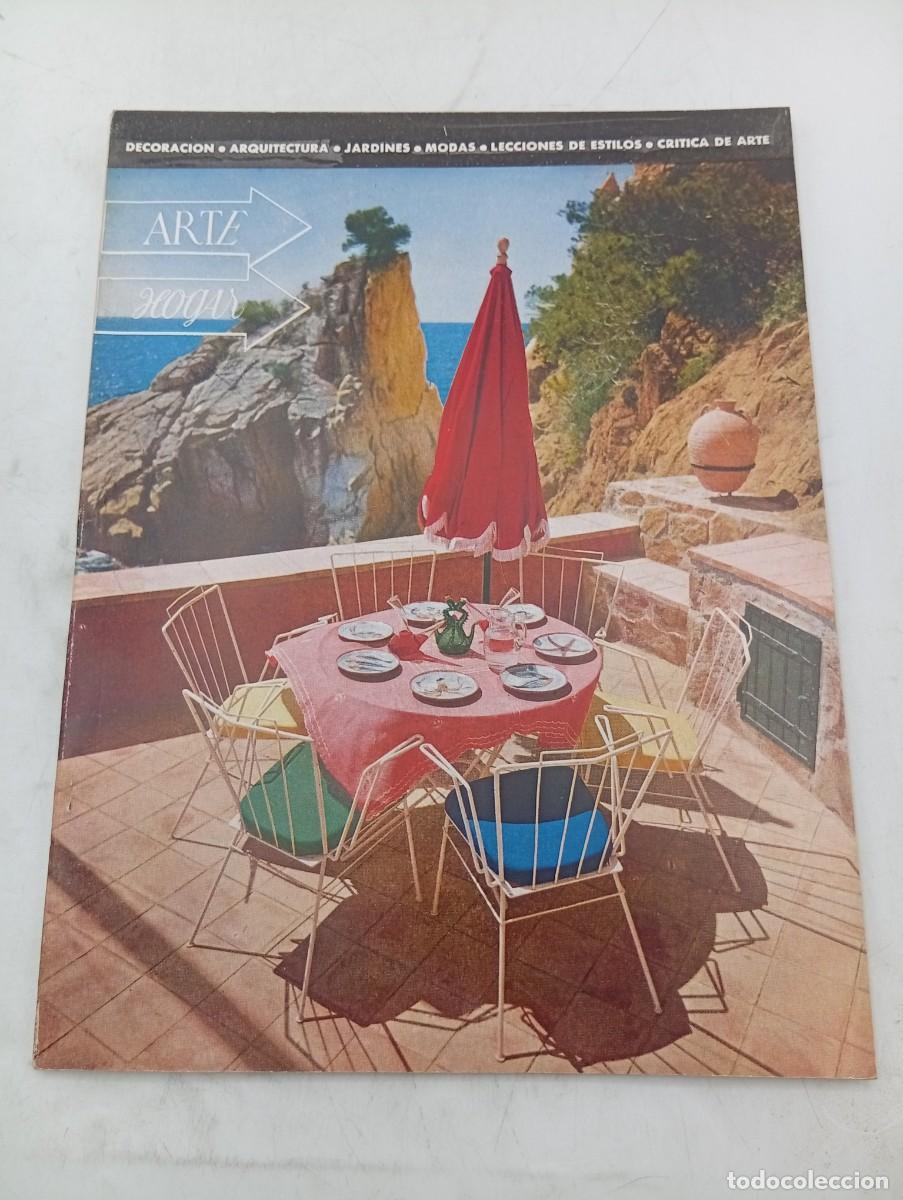 Coleccionismo de revistas y peri&oacute;dicos: REVISTA ARTE HOGAR. N&ordm; 119. A&Ntilde;O 1955. CASA DEL MAR. SOLANAS. EL CUADRO DEL MES. LAS MODAS.... LEER.