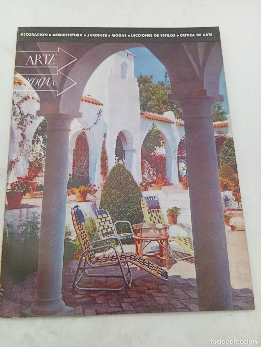 Coleccionismo de revistas y peri&oacute;dicos: REVISTA ARTE HOGAR. N&ordm; 122. A&Ntilde;O 1955. PISCINAS. EN CASA QUEMADA. EN LA MORALEJA. EN LA COST... LEER.