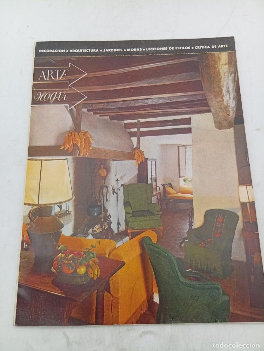 Coleccionismo de revistas y peri&oacute;dicos: REVISTA ARTE HOGAR. N&ordm; 125. A&Ntilde;O 1955. VIVIENDO LA TRADICION EN EL LLANO VICH. HOMENAJE A JES.. LEER.