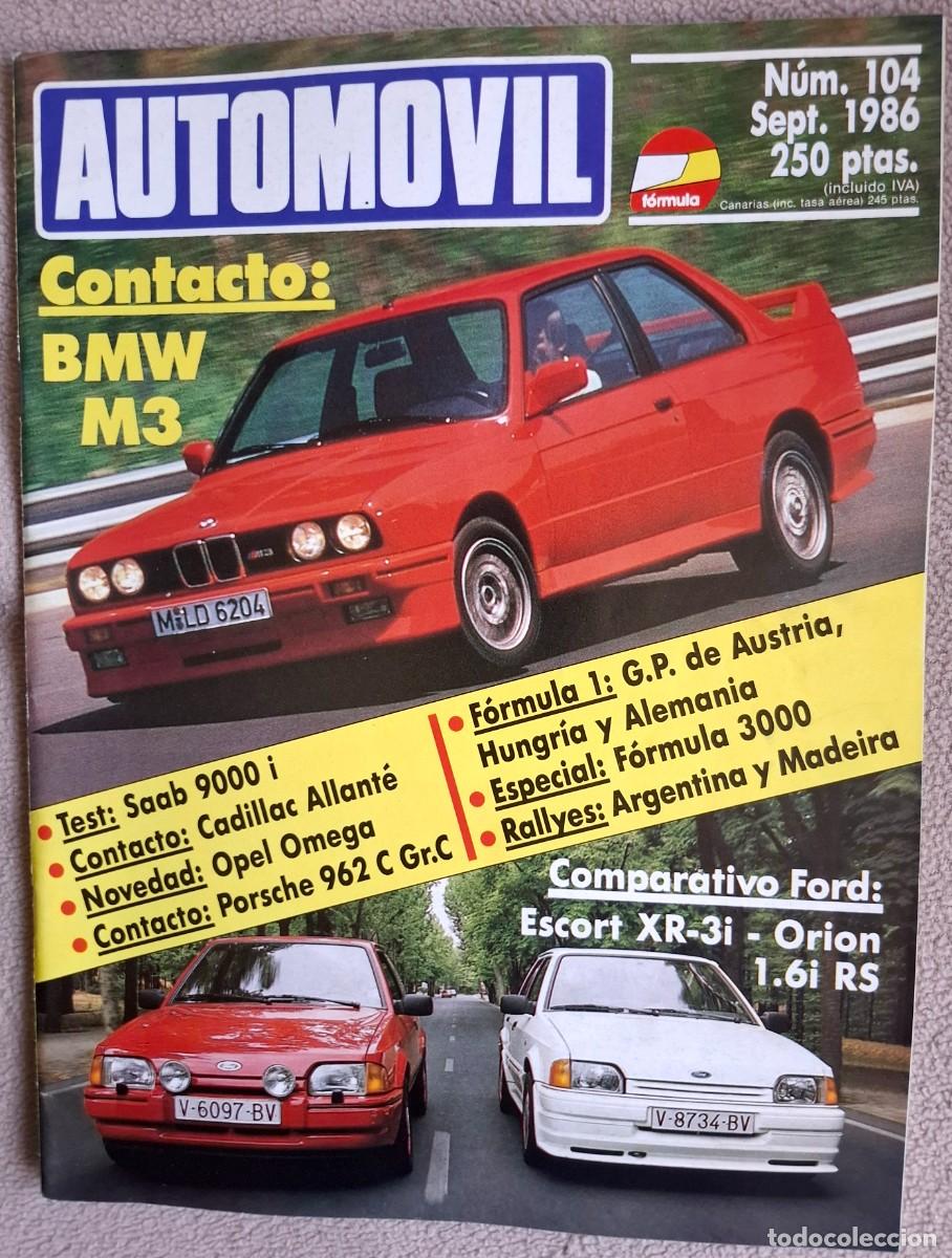 Collection Magazines and Newspapers: Revista Automovil N&ordm;104 septiembre de 1986