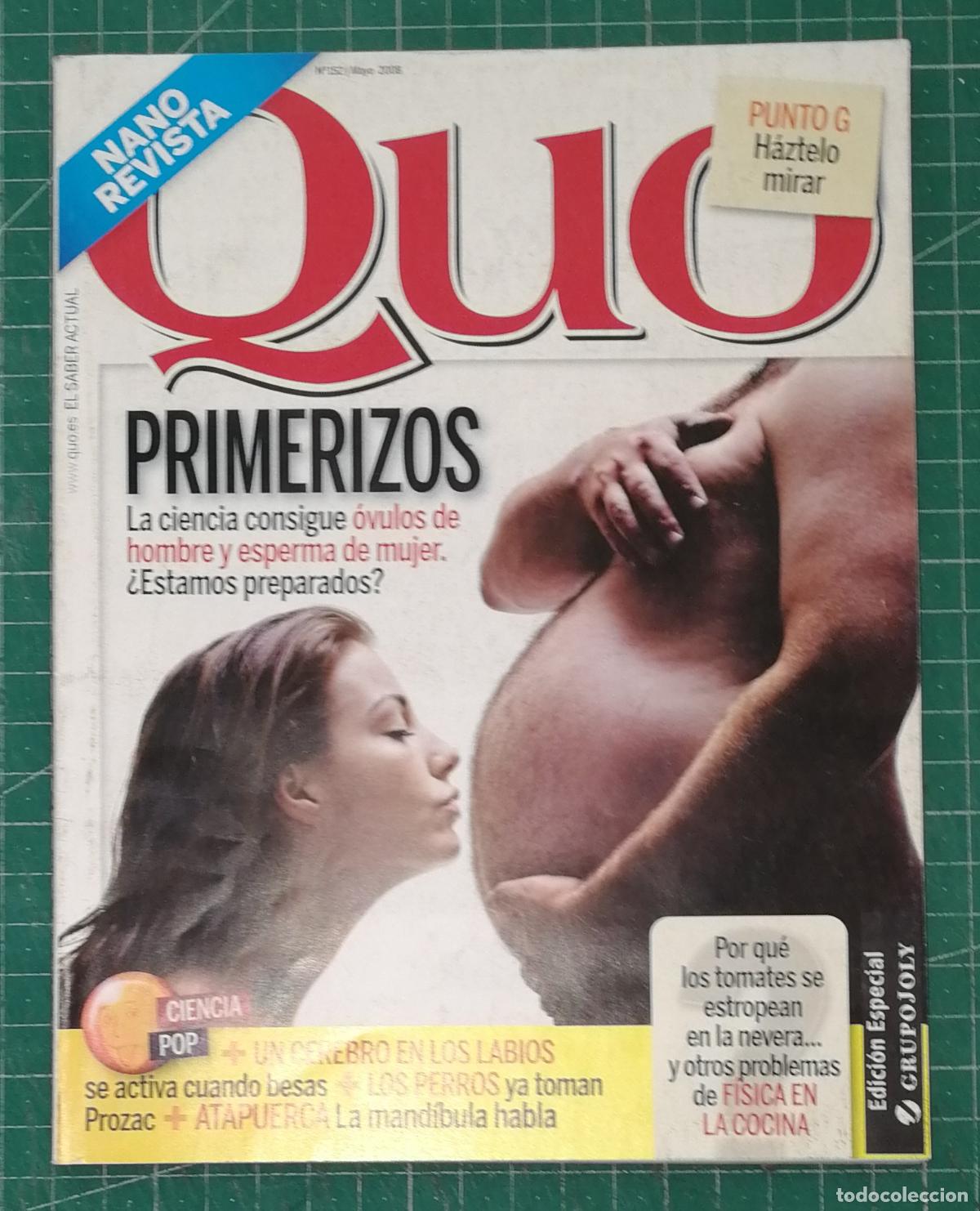 Coleccionismo de revistas y peri&oacute;dicos: NANO REVISTA QUO. N&ordm; 152, MAYO 2008. Edici&oacute;n especial Grupo Joly. - Hachette Filipacchi. - 22 cm