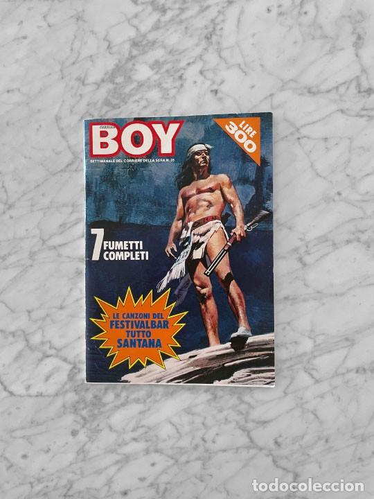 Coleccionismo de revistas y peri&oacute;dicos: BOY - 1977 - ESPECIAL FESTIVALBAR, 7 FUMETTI, CARLOS SANTANA, STEFANIA SANDRELLI