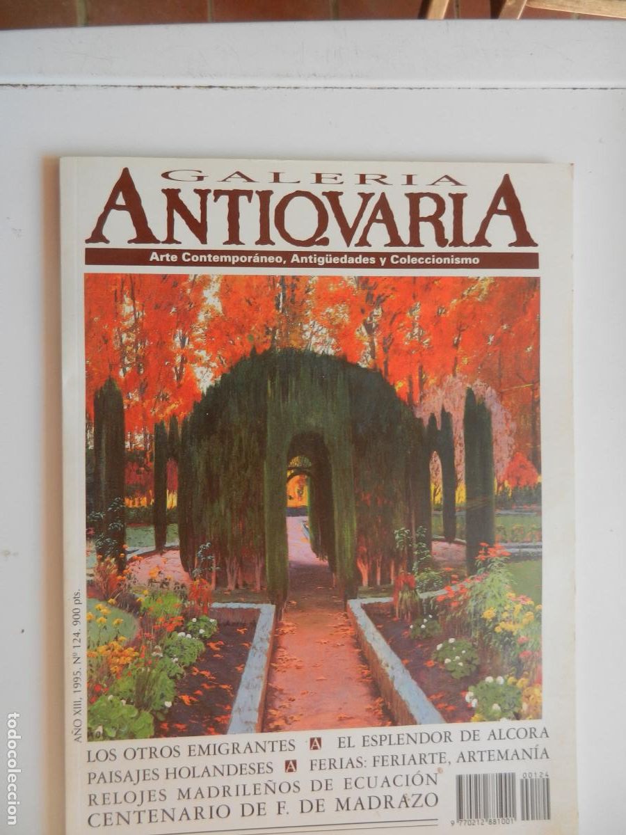 Coleccionismo de revistas y peri&oacute;dicos: GALERIA ANTIQUARIA - ARTE CONTEMPORANEO ANTIG&Uuml;EDADES - N&ordm; 124- 01-1995 -VER INDICE - ALCORA