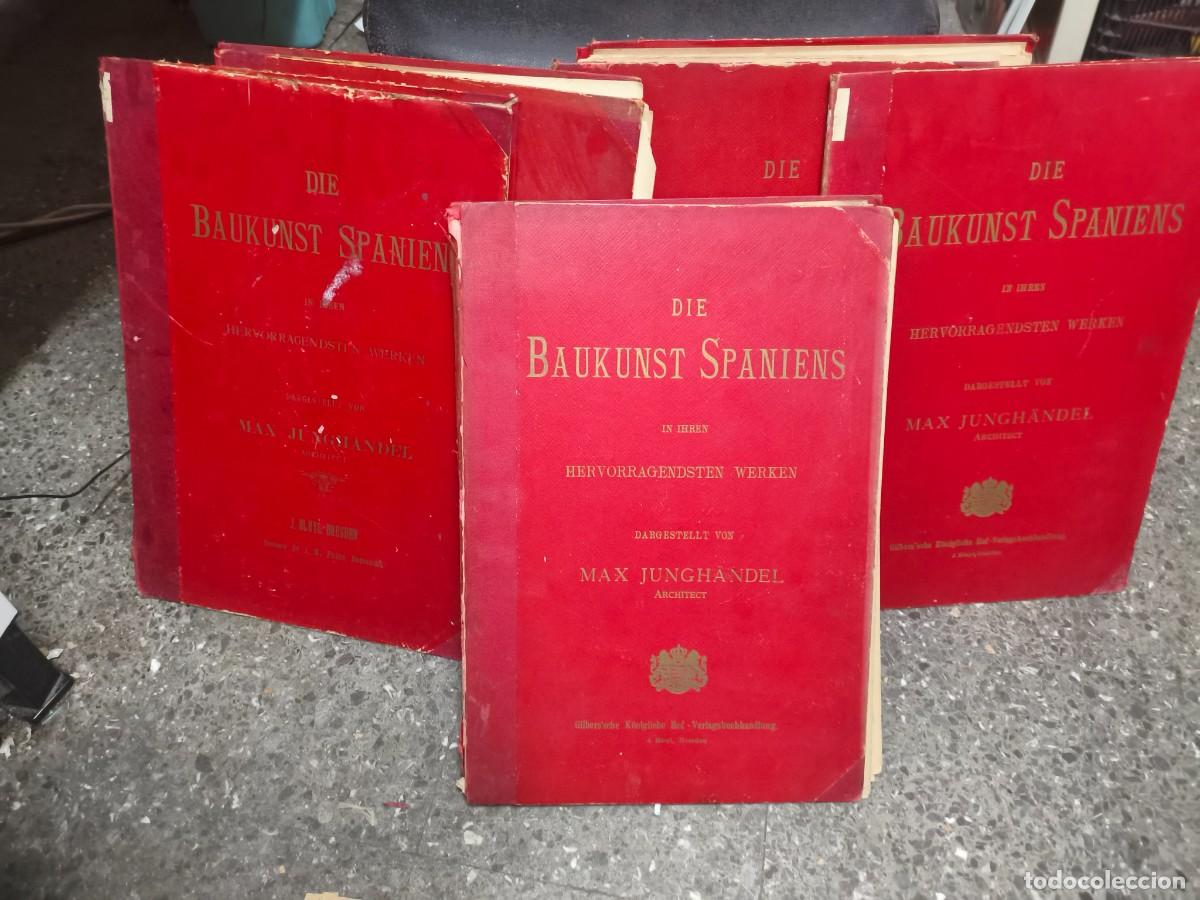 Coleccionismo de revistas y peri&oacute;dicos: 41 l&aacute;minas Die Baukunst Spaniens&rdquo;, obra de Max Jungh&auml;ndel.
