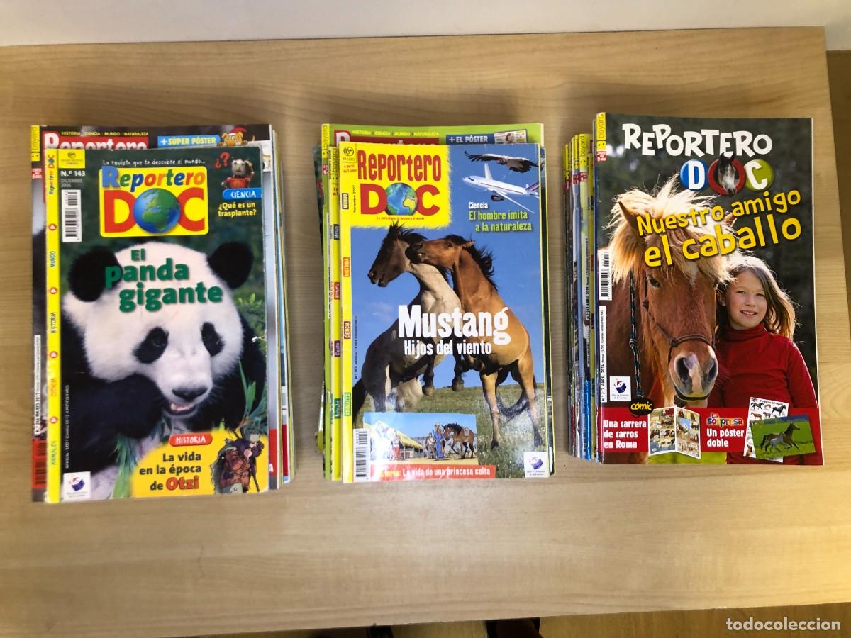 Coleccionismo de revistas y peri&oacute;dicos: Lote 118 revistas Reportero DOC Bayard ciencia historia naturaleza varios a&ntilde;os