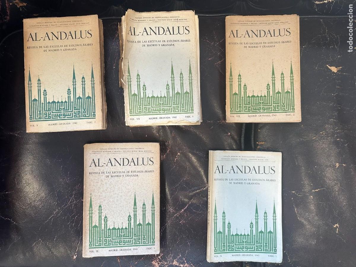 Coleccionismo de revistas y peri&oacute;dicos: PACK :Al-Andalus: Revista de las Escuelas de Estudios &Aacute;rabes de Madrid y Granada. A&ntilde;os 1940