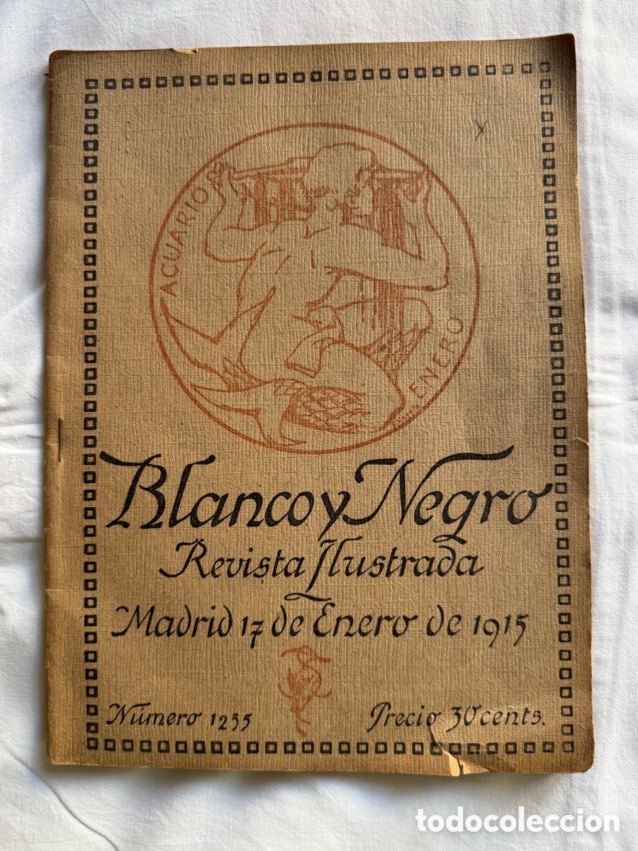 Coleccionismo de revistas y peri&oacute;dicos: BLANCO Y NEGRO N&ordm; 1235 &ndash; 17 ENERO 1915 &ndash; I GUERRA MUNDIAL &ndash; ORIGINAL