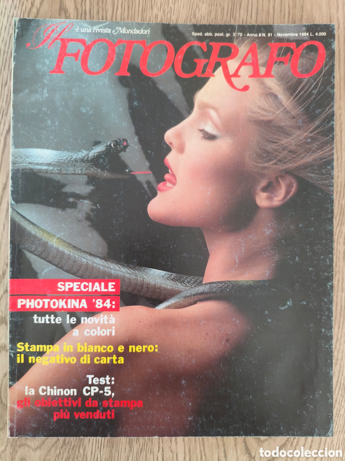 Coleccionismo de revistas y peri&oacute;dicos: REVISTA IL FOTOGRAFO 91 NOVIEMBRE 1984 WILHELM VON GLOEDEN MIGUEL RIO BRANCO FOTOGRAFIA