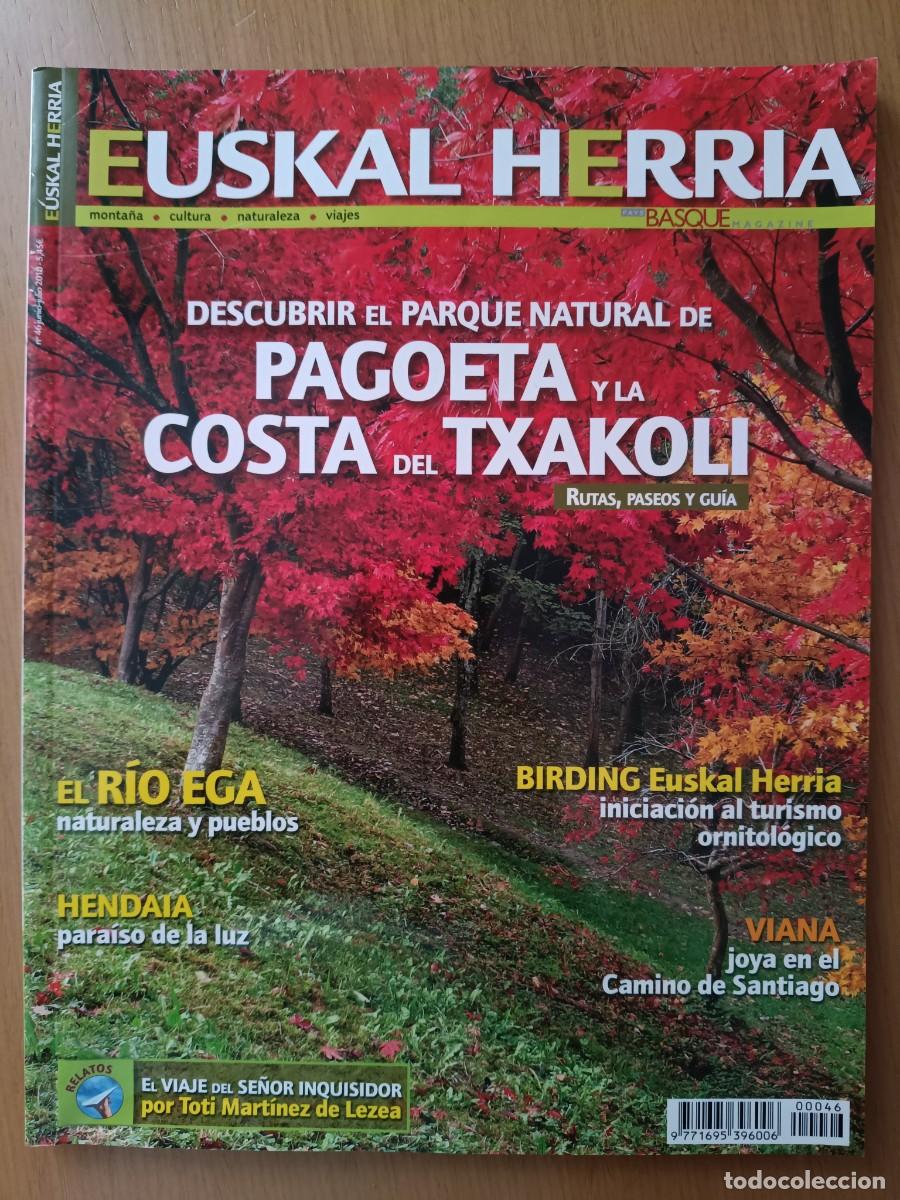 Coleccionismo de revistas y peri&oacute;dicos: EUKAL HERRIA N&ordm; 46 PARQUE DE PAGOETA, RIO EGA, HENDAIA, VIANA, RELATO DE TOTI MARTINEZ DE LEZEA