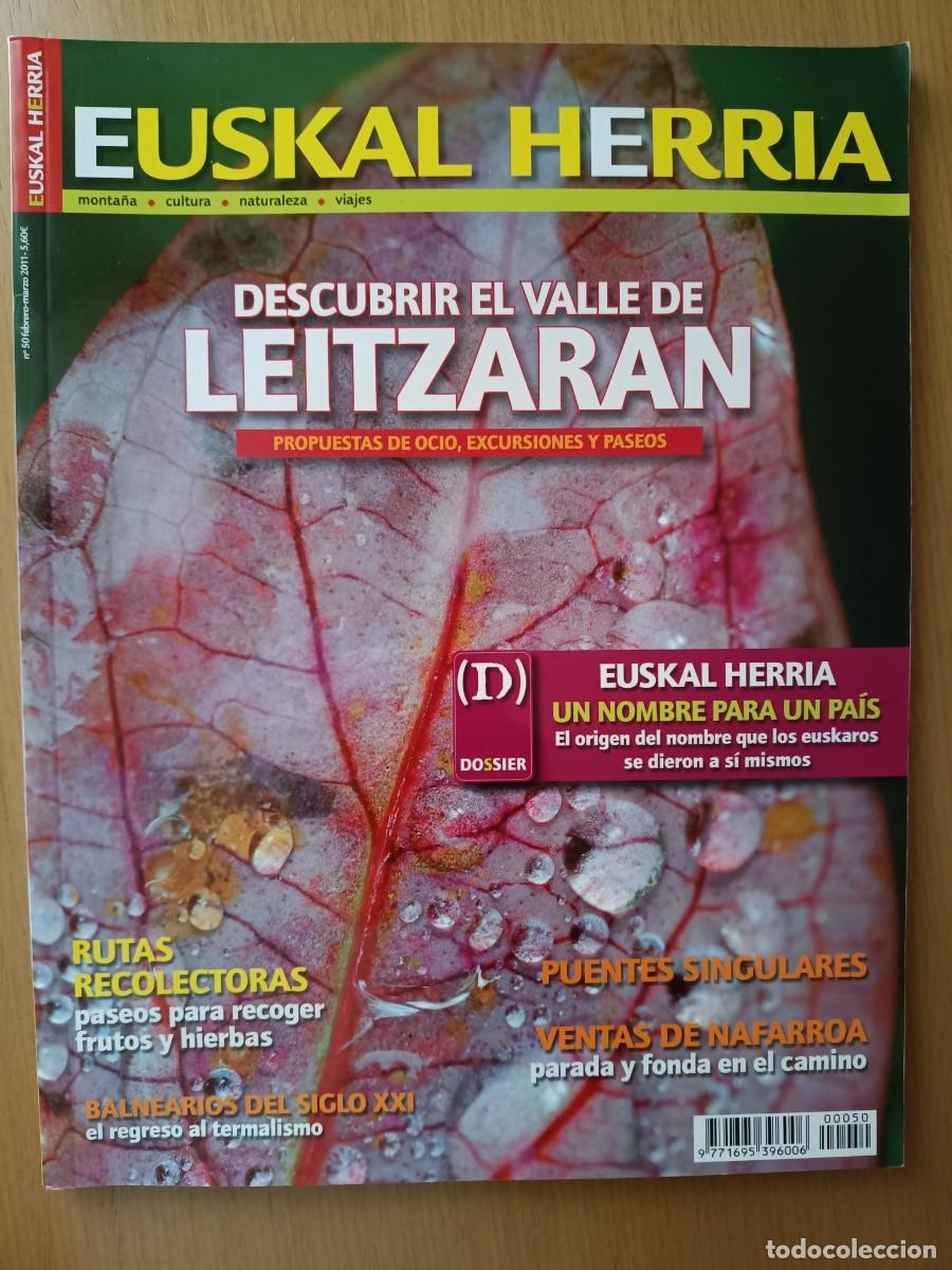 Coleccionismo de revistas y peri&oacute;dicos: EUKAL HERRIA N&ordm; 50 VALLE DE LEITZARAN, BALNEARIOS, PUENTES SINGULARES, VENTAS DE NAFARROA
