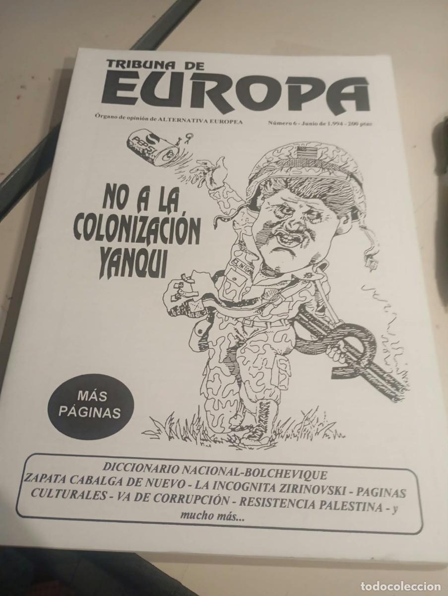 Coleccionismo de revistas y peri&oacute;dicos: REVISTA TRIBUNA DE EUROPA N&ordm; 6. JUNIO DE 1994 REF. UR EST