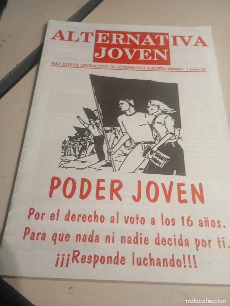 Coleccionismo de revistas y peri&oacute;dicos: REVISTA ALTERNATIVA JOVEN (ALTERNATIVA EUROPEA) N&ordm; 7 VERANO 1997 REF. UR EST