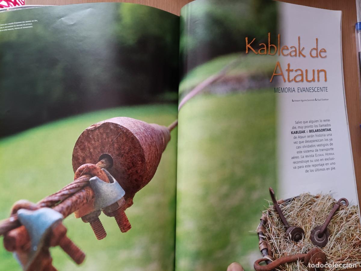 Coleccionismo de revistas y peri&oacute;dicos: ATAUN: KABLEAK O BELARSORTAK, ANTIGUO TRANSPORTE A&Eacute;REO. 9 P&Aacute;GINAS DE REVISTA EUSKAL HERRIA, 2011