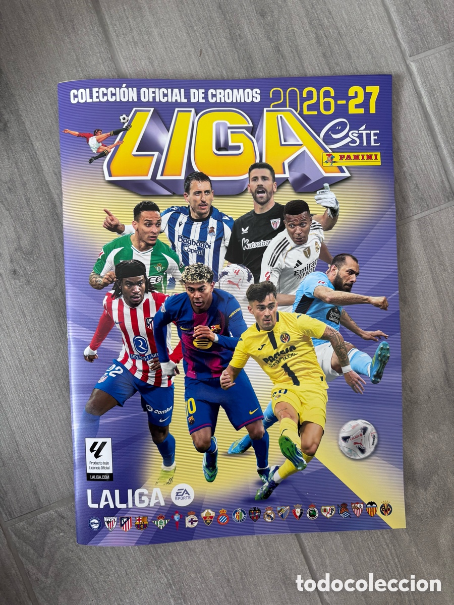 Coleccionismo de revistas y peri&oacute;dicos: &Aacute;lbum vac&iacute;o LIGA ESTE CROMOS STICKER LA LIGA 2026 2027