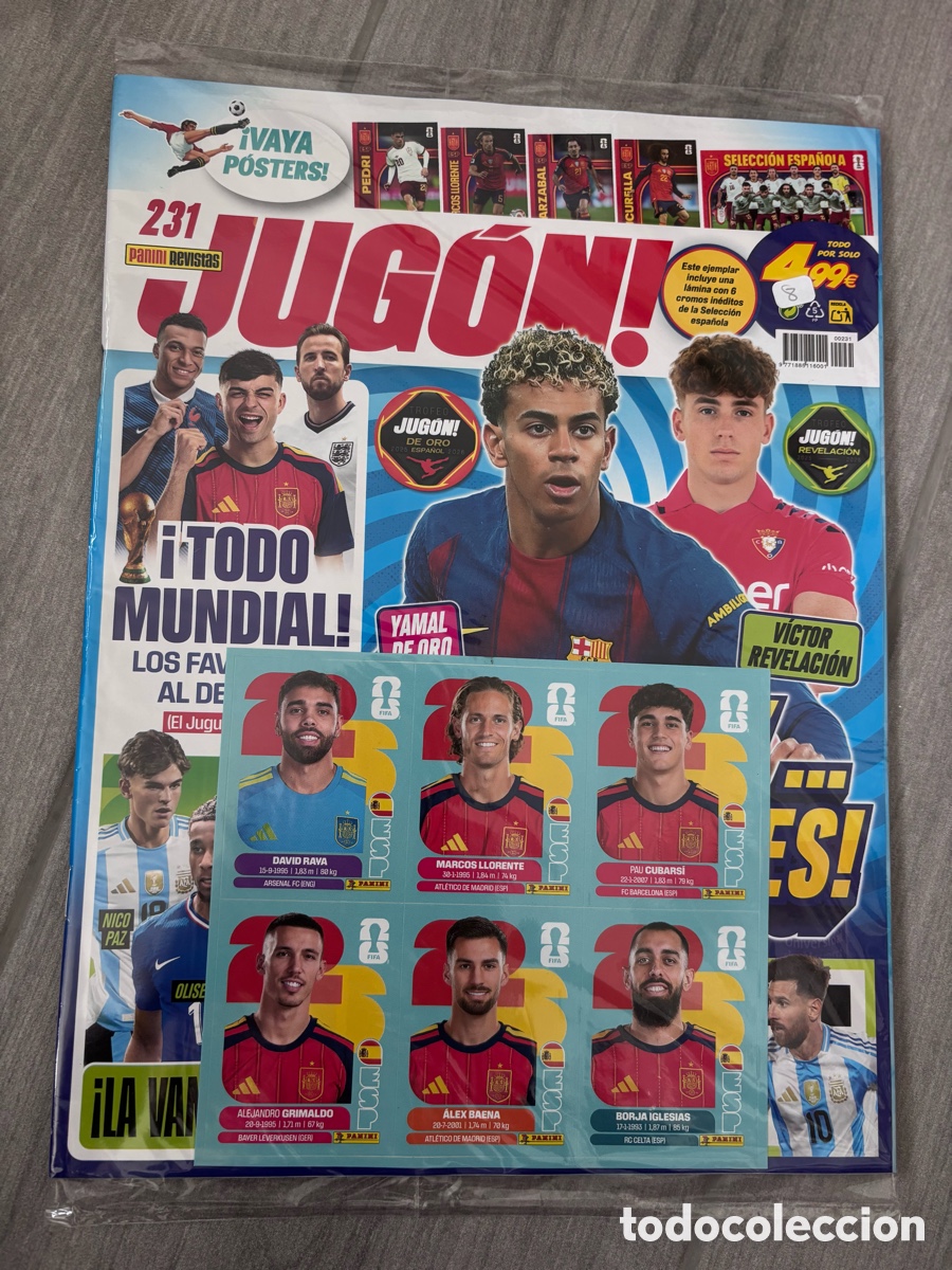 Coleccionismo de revistas y peri&oacute;dicos: REVISTA JUG&Oacute;N f&uacute;tbol 231 sellada