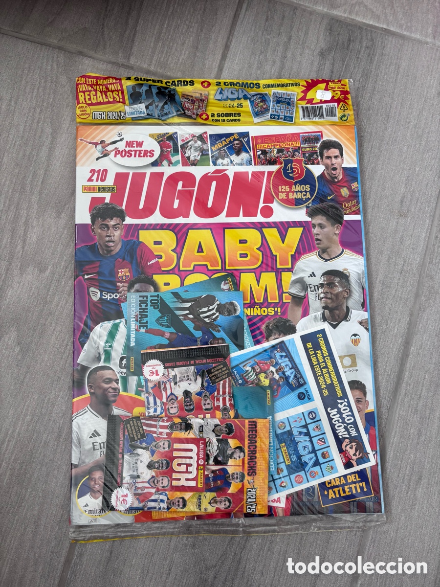 Coleccionismo de revistas y peri&oacute;dicos: REVISTA JUG&Oacute;N f&uacute;tbol 210 sellada