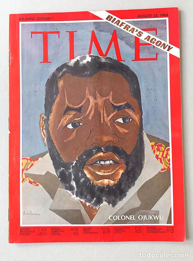 Coleccionismo de revistas y peri&oacute;dicos: Biafra&rsquo;s Agony. Colonel Ojukwu. Time August 23, 1968